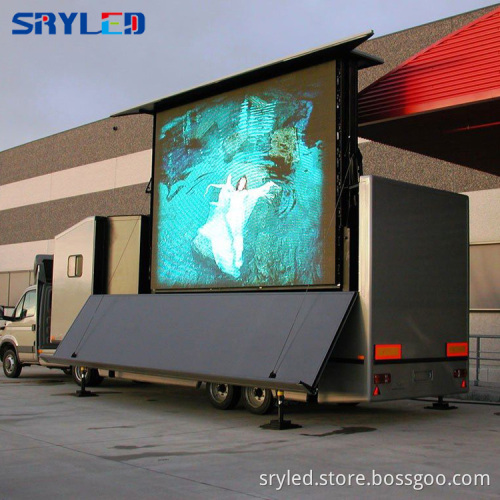 Outdoor Waterproof LED Display: Portable Digital Panel for Mobile Advertising and Events
